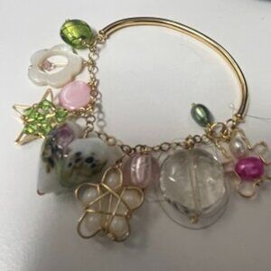 3 x $15 FLASH SALE NWT Handmade Gold Jewelry Wire 18K Plated Bracelet By Me